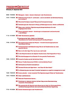 Programm und Anmeldung Labora 2022 210922