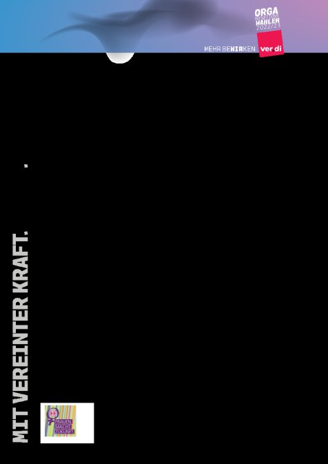 1. Bundesfachbereichskonferenz der Frauen Gesundheit, Soziale Dienste, Bildung und Wissenschaft - Tagesordnung