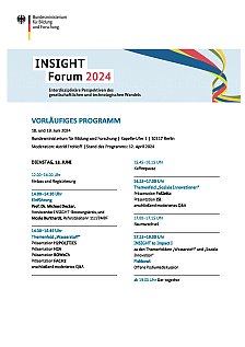 Programm Insight Forum 2024 ISI 