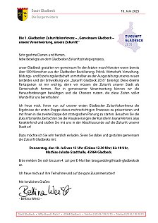 Einladung Gladbecker Zukunftskonferenz 10072025